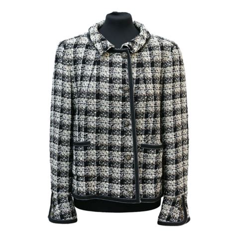 veste chanel tweed prix|Tweed, mixed fibers & neoprene , white & ivory — Fashion.